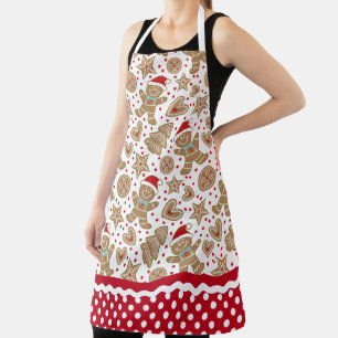 Cute Christmas Gingerbread baking Apron