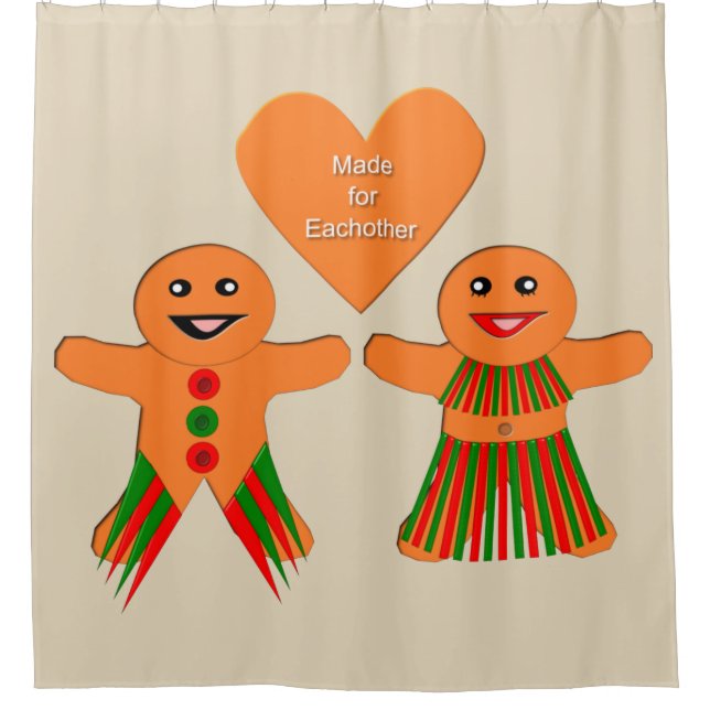 Cute Christmas Gingerbread Couple (Front)