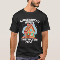 Cute Christmas Gingerbread House Construction Crew
