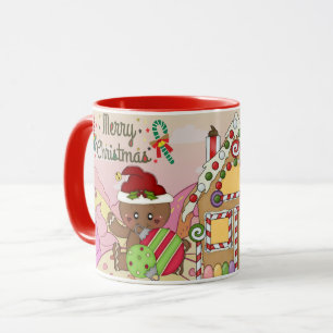 Cute Christmas Gingerbread Mug