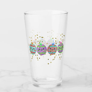 Cute Christmas Glasses Smiling Ornaments