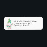Cute Christmas Gnome Address Labels<br><div class="desc">This cute Christmas return address label features my original hand painted watercolor gnome on a crisp white background. Your return address details are set in a modern sans serif font. Personalize with your family name and street address in the template fields. To see more country holiday designs visit DoTellABelle on...</div>