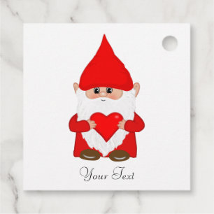Cute Christmas Gnome Favour Tags