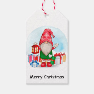 Cute Christmas Gnome Gift Tags