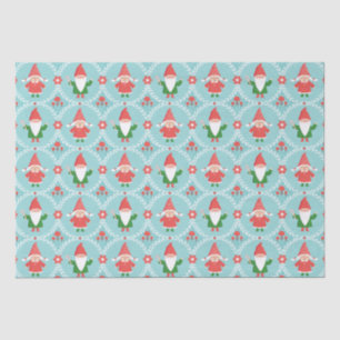 Cute Christmas Gnome Tissue Paper