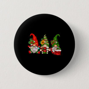 Cute Christmas Gnomes 2 Inch Round Button