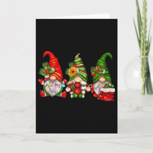 Cute Christmas Gnomes Card