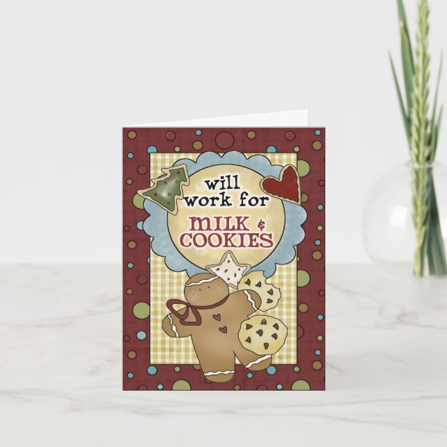 Cute Christmas Greeting Card (Front)