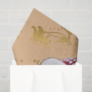 Cute Christmas hat Tissue Paper