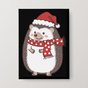 Cute Christmas Hedgehog Holiday