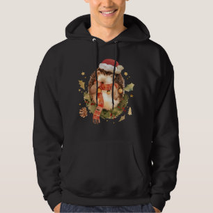 Cute Christmas Hedgehog Hoodie