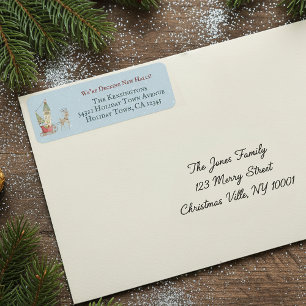 Cute Christmas Holiday Moving New Address