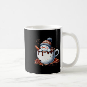 Cute Christmas Hot Chocolate Snowman  Coffee Mug