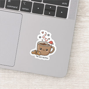 Cute Christmas Hot Cocoa Sticker 
