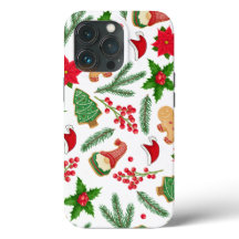 Cute Christmas illustration pattern Case