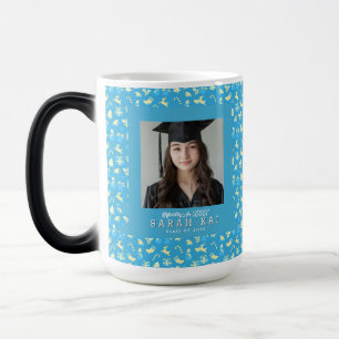 Cute Christmas Motif Grandaughter Graduation Magic Mug