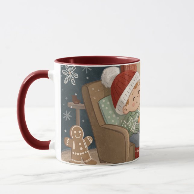 cute christmas mug (Left)