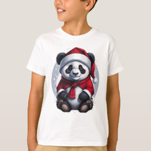 Cute Christmas Panda T-Shirt