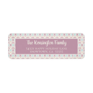 Cute Christmas Pastel Sweater Pattern