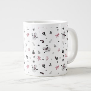 Cute Christmas Pattern Large Coffee Mug