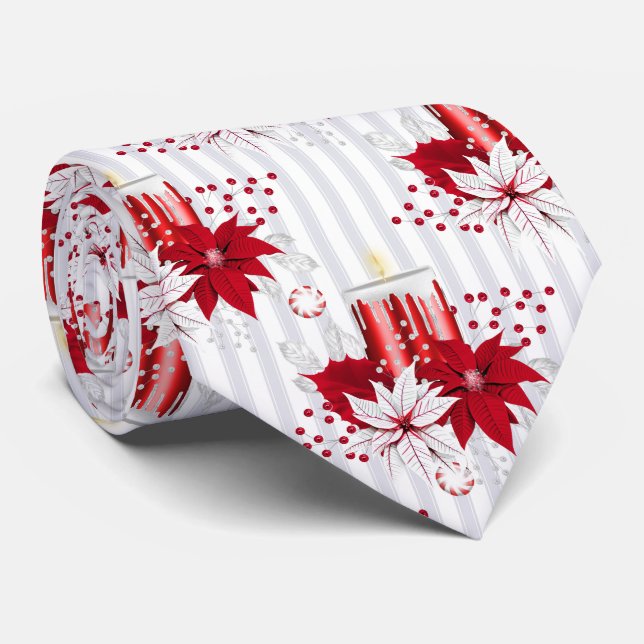 Cute Christmas Pattern Tie (Rolled)