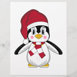Cute Christmas Penguin Flyer