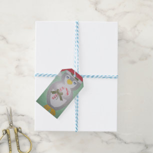 Cute Christmas Penguin Gift Tags
