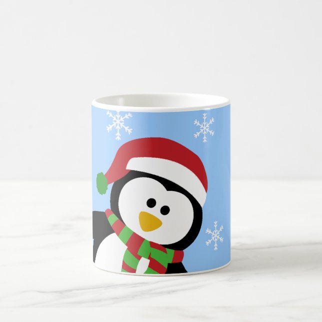 Cute Christmas Penguin Mugs (Center)