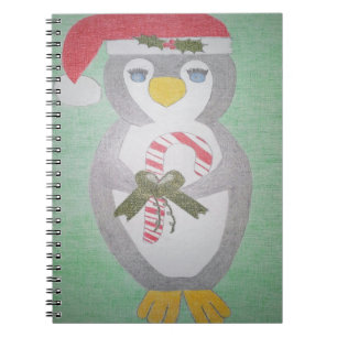 Cute Christmas Penguin Notebook