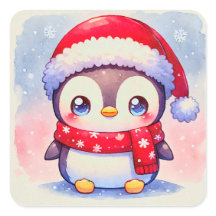 Cute Christmas Penguin 