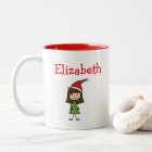 Cute Christmas Personalized Name Kids Hot Cocoa