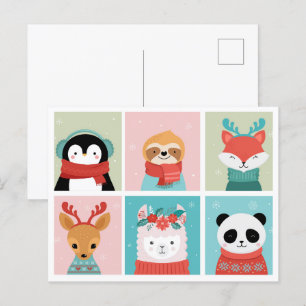 Cute Christmas Postcard