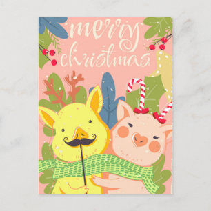 Cute Christmas Postcard