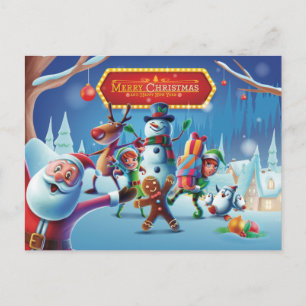 Cute Christmas Postcard