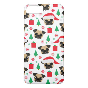 Cute Christmas Pug Case-Mate iPhone Case