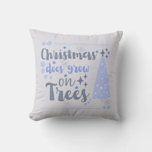 Cute Christmas Pun Holiday Throw Pillow