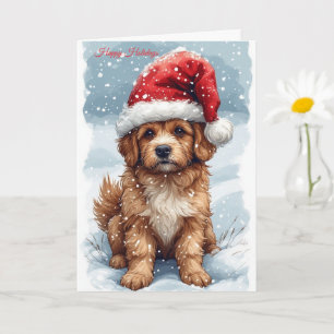 Cute Christmas Puppy Card