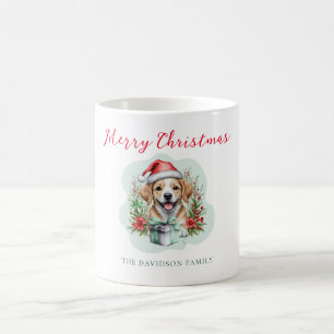 Cute Christmas Puppy Coffee Mug