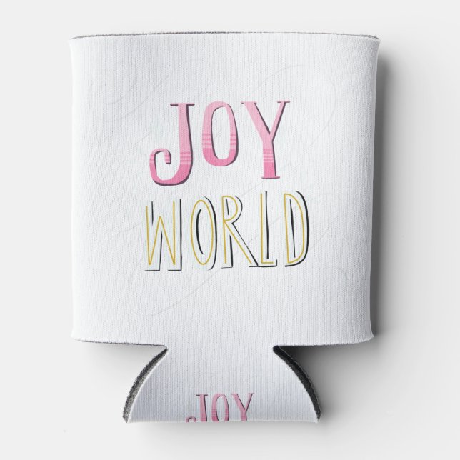 Cute Christmas quote , festive typograpy Can Cooler (Front)