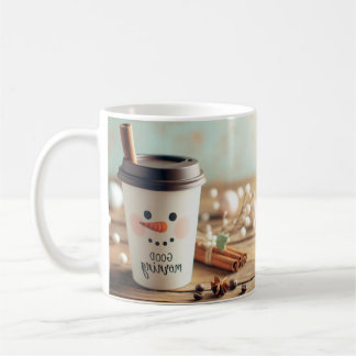 Cute Christmas Reindeer Coffee Mug | Cozy Winter
