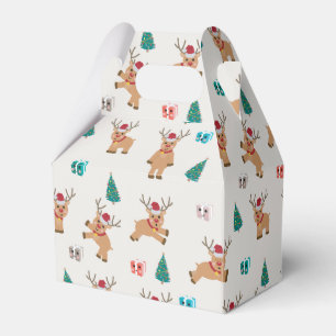 Cute Christmas Reindeer  Favor Box