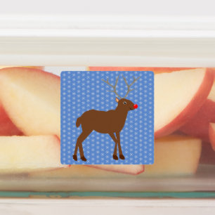 Cute Christmas Reindeer with Red Nose