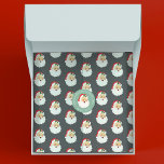 Cute Christmas Santa Claus Tissue Paper<br><div class="desc">Cute Christmas wrapping paper with a Santa Claus on a grey background! Fun for wrapping your kids Christmas gifts. Comes in a variety of colours. Designed for you by Blackberry Boulevard.</div>