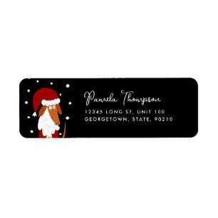 Cute Christmas Santa Paws Dog Customizable