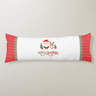 Cute Christmas Santa & Reindeer Body Pillow