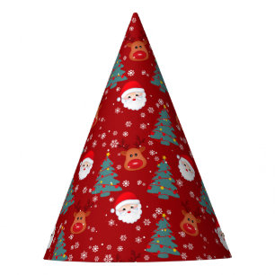 Cute Christmas Santa Reindeer   Christmas Holidays Party Hat