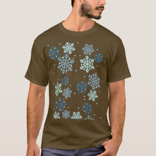 Cute Christmas Snowflake Snowfall T-Shirt