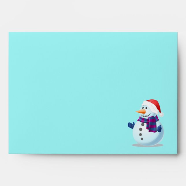 Cute Christmas Snowman Envelopes (Front)
