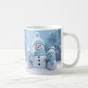 Cute Christmas Snowman Mug Cozy Winter Mug