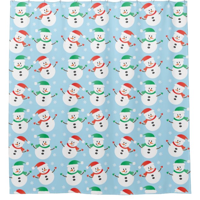 Cute Christmas Snowman Snowflake Pattern (Front)